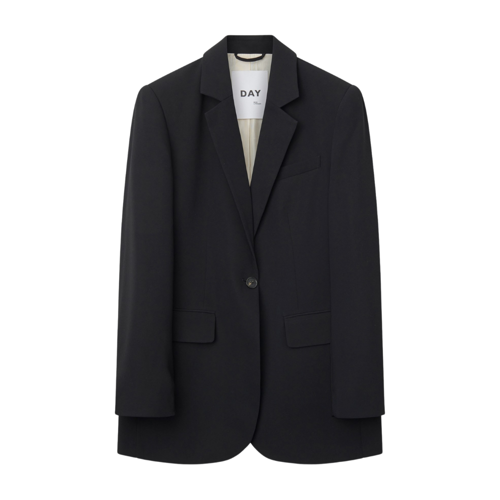 Elton Classic Gab blazer - sort
