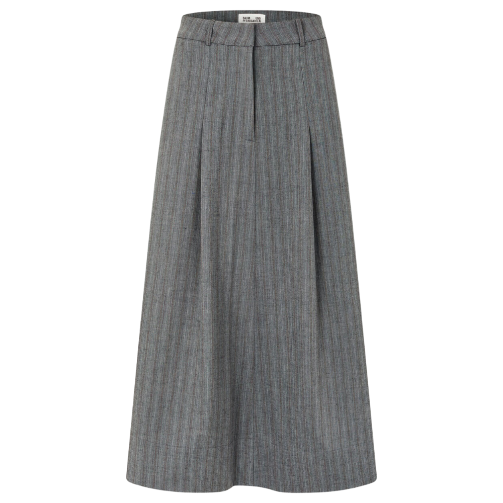 Sabrinna nederdel - Grey Stripes