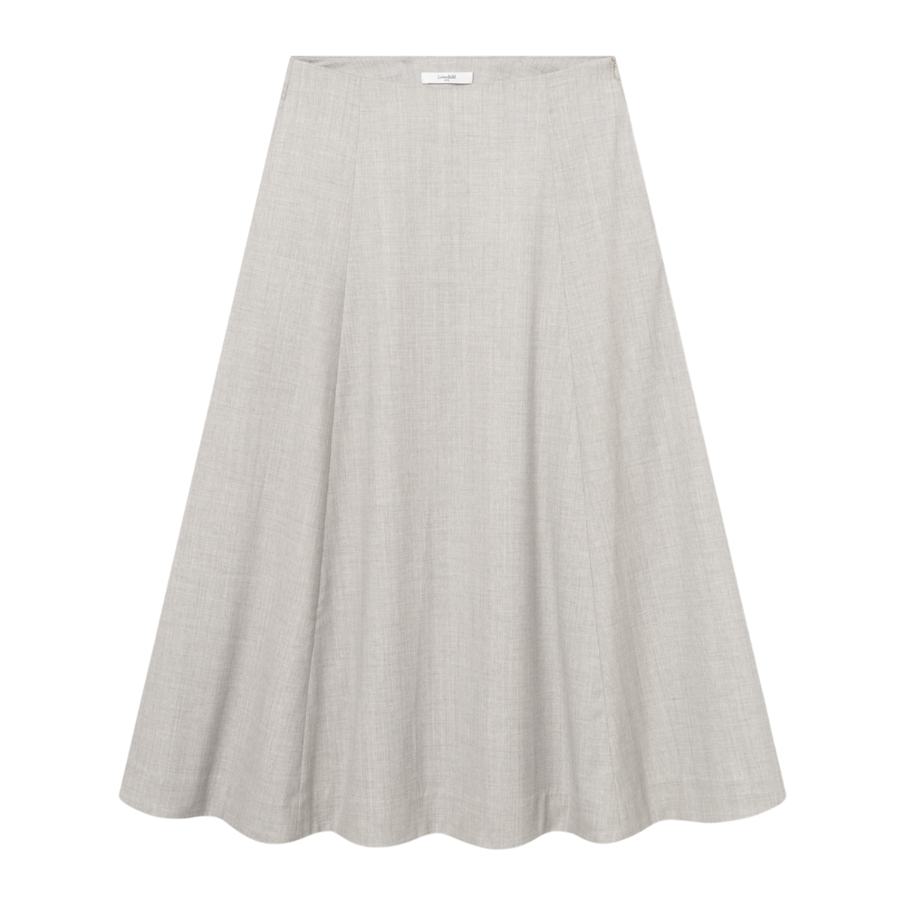 Hallie nederdel - 056 Light Grey Melange
