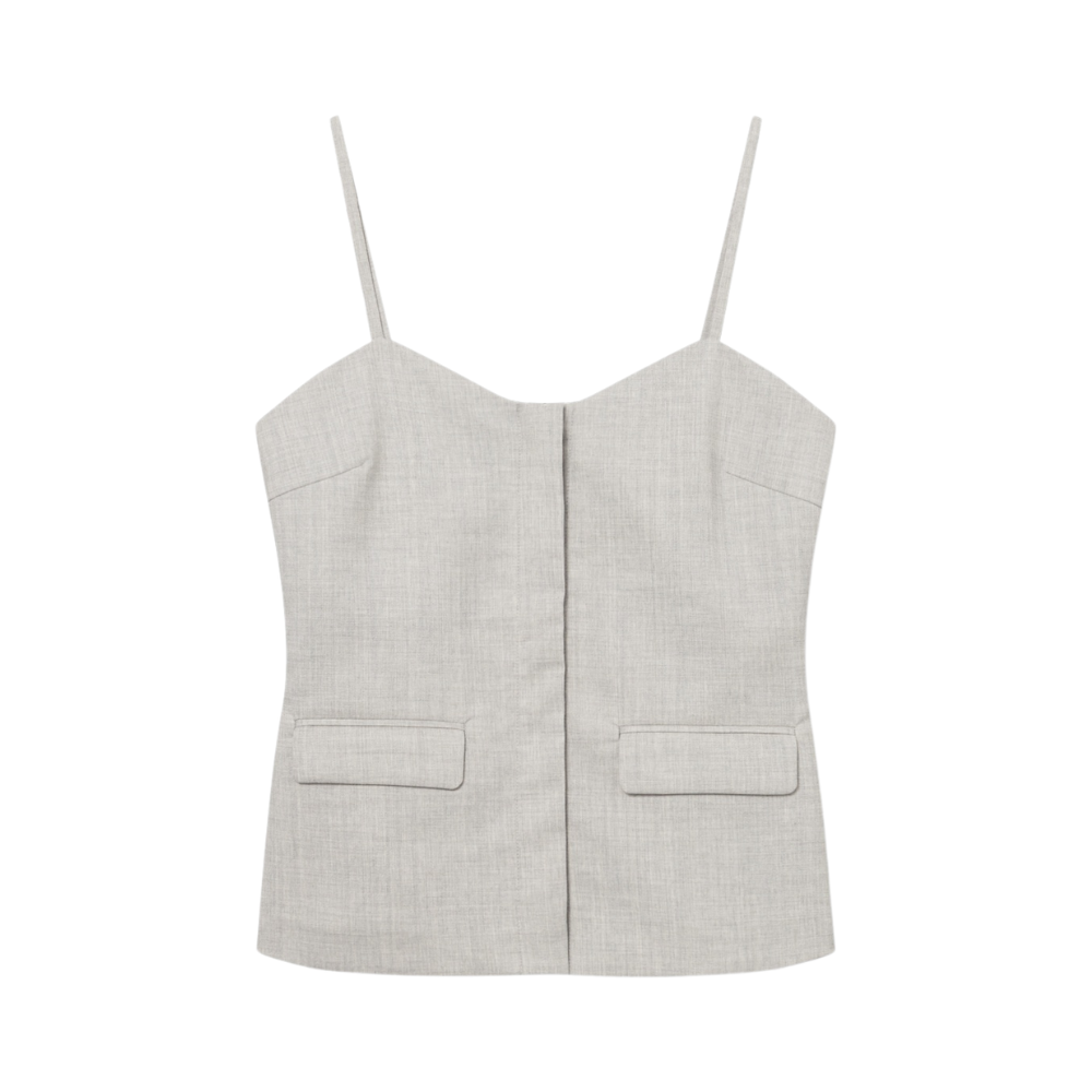 Thalia top - 056 Light Grey Melange