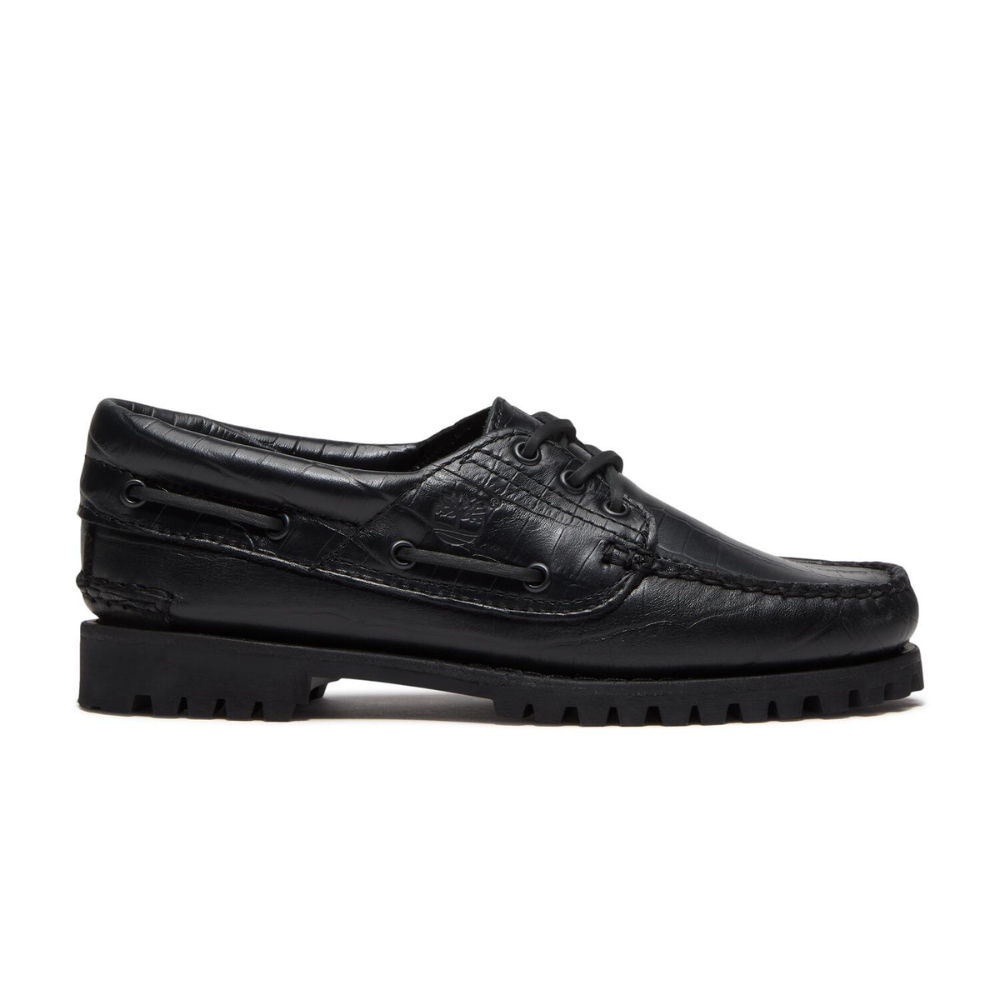 Authentic Black Full Grain loafers – Crocodile