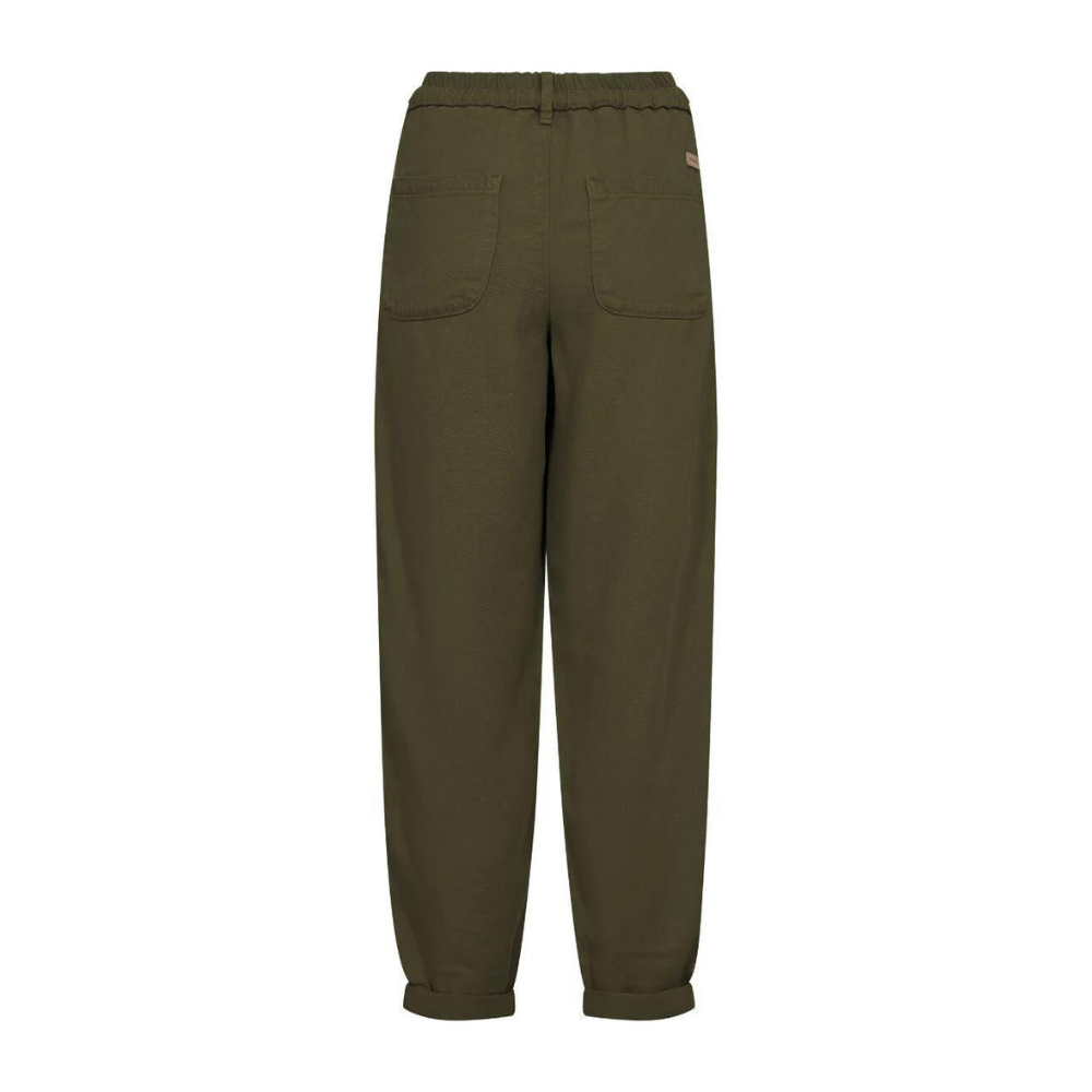 Maison Stalom bukser – Olive Night