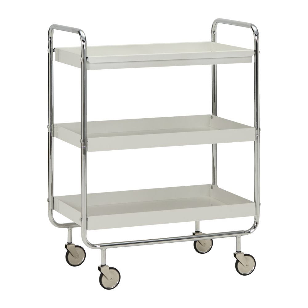 Rullebord, Sølv Finish - L62 cm