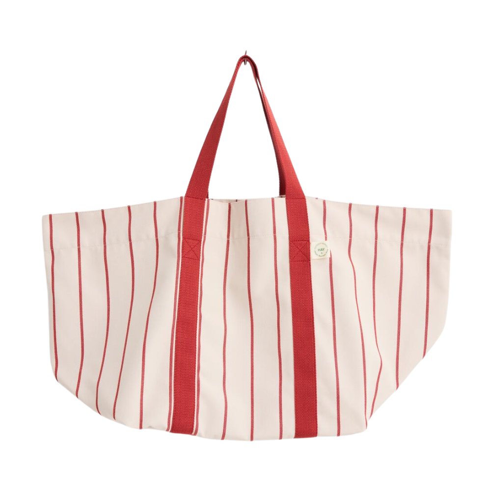 x Jasper Morrison shopper - Beige with red stripe