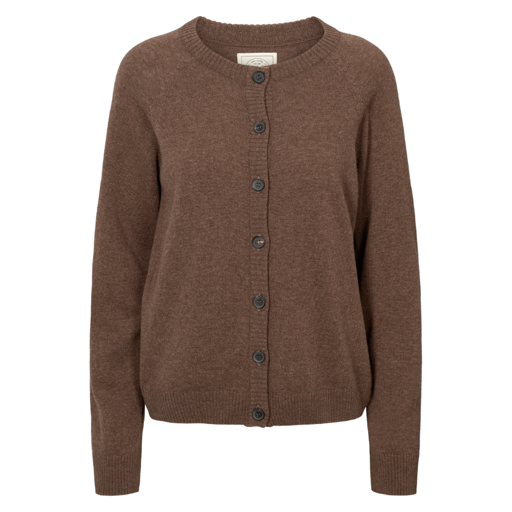 Gry uldcardigan - Major Brown