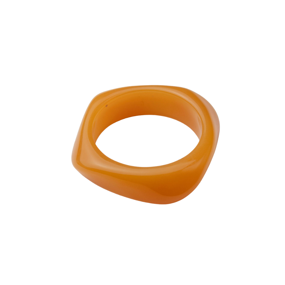 Big Square armbånd - Soft Orange