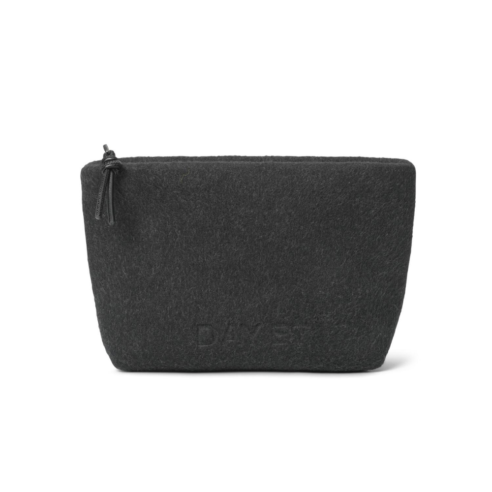 Woolen clutch - Dark Grey Mel
