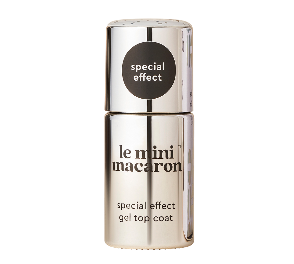 Single Gel Topcoat neglelak - Silver Glitter