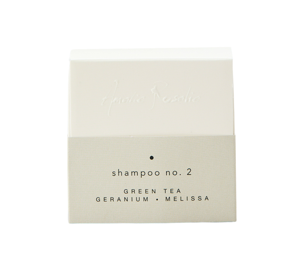 Shampoobar No. 2, Green Tea/Geranium/Melissa - 65g