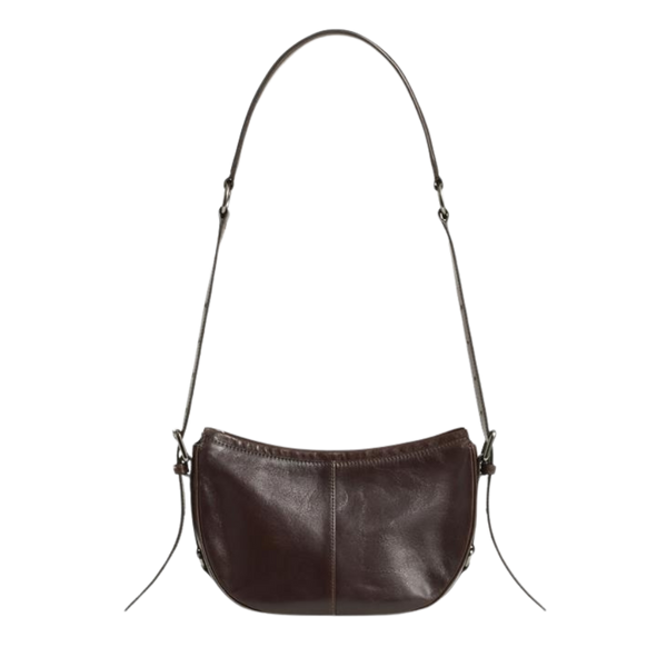 Minoh lædertaske brun