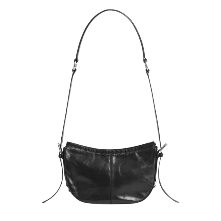 Minoh lædertaske - sort