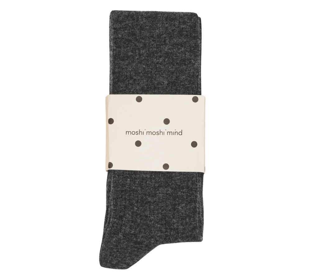 Woollie strømper - Charcoal Melange