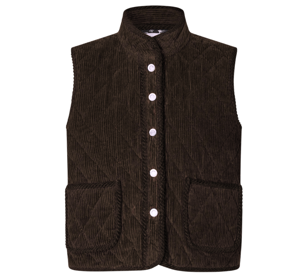 Cairo vest - Dark Mokka