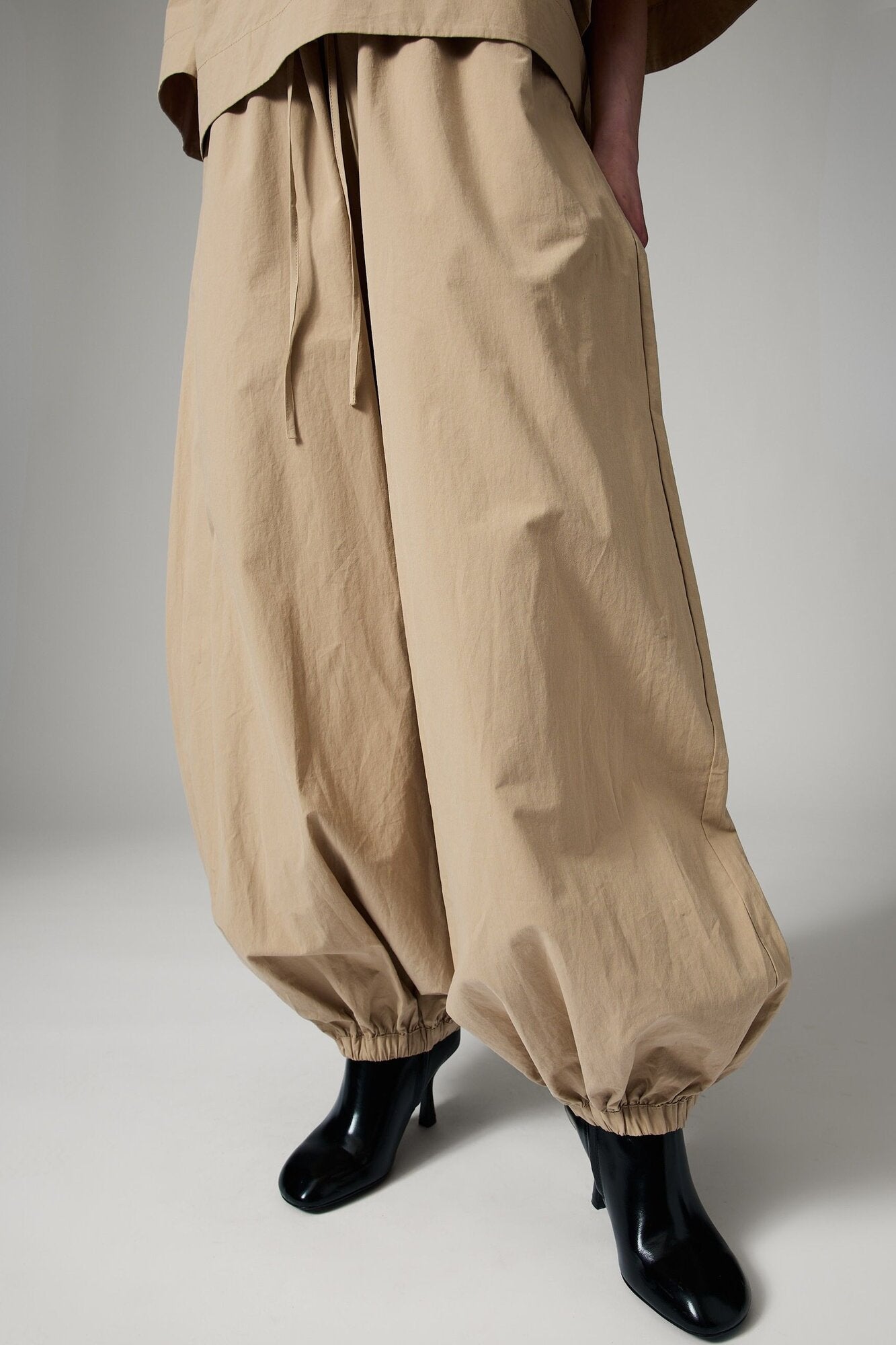 Tima Cottaline ballonbukser - Taupe