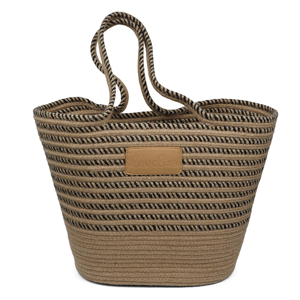 Paraiso strandtaske, stor - Dark Stripe