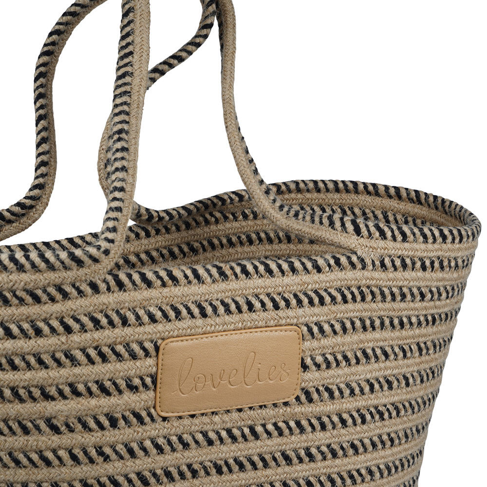 Paraiso strandtaske, stor - Dark Stripe