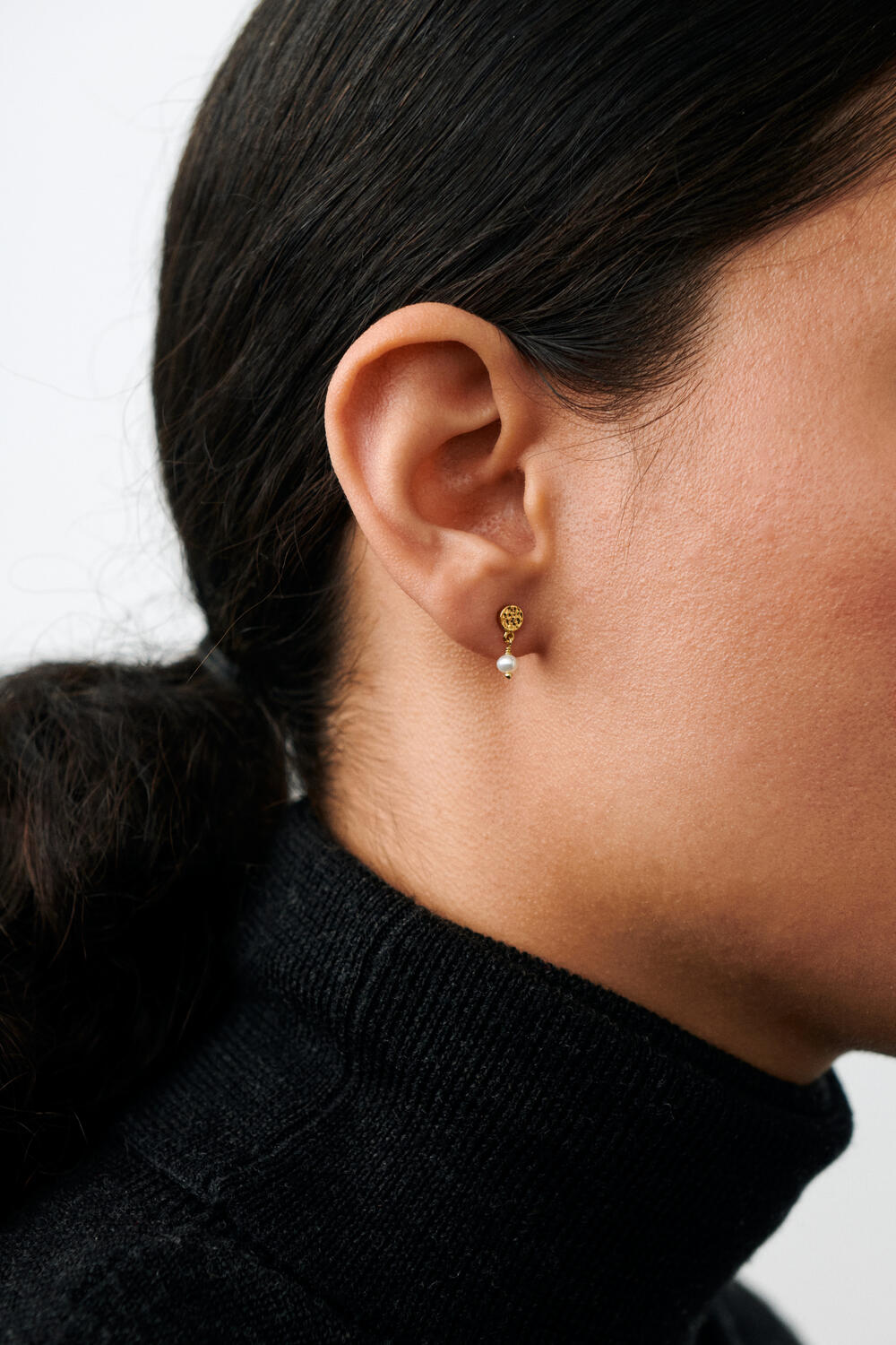 Ocean Nature ørestikker - forgyldt