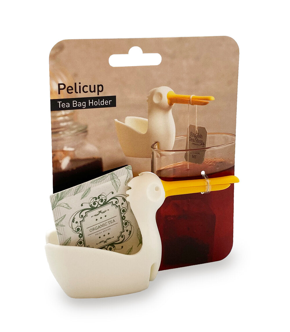 Pelicup holder til tepose - hvid