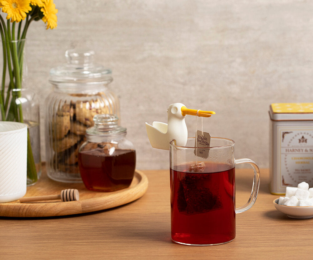 Pelicup holder til tepose - hvid