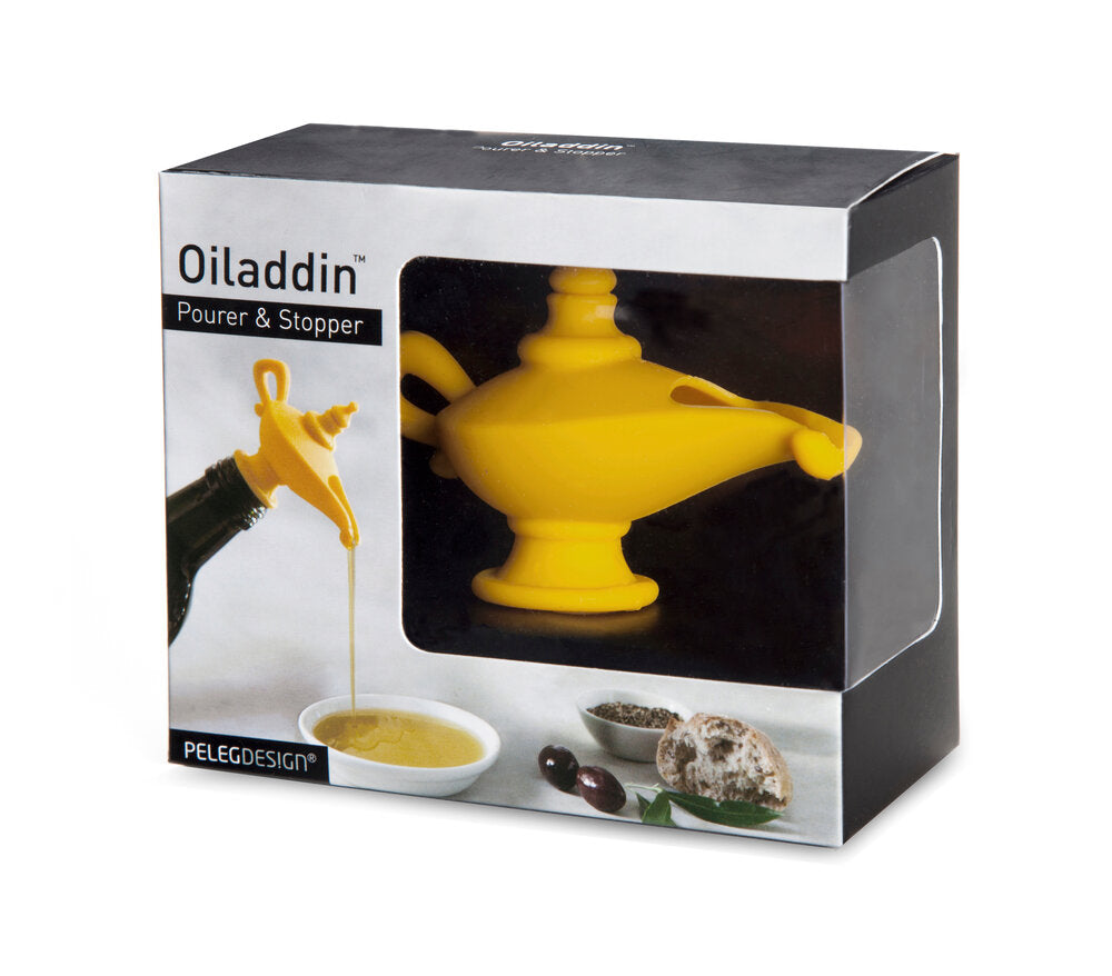 Oiladdin flaske- & skænkeprop - gul