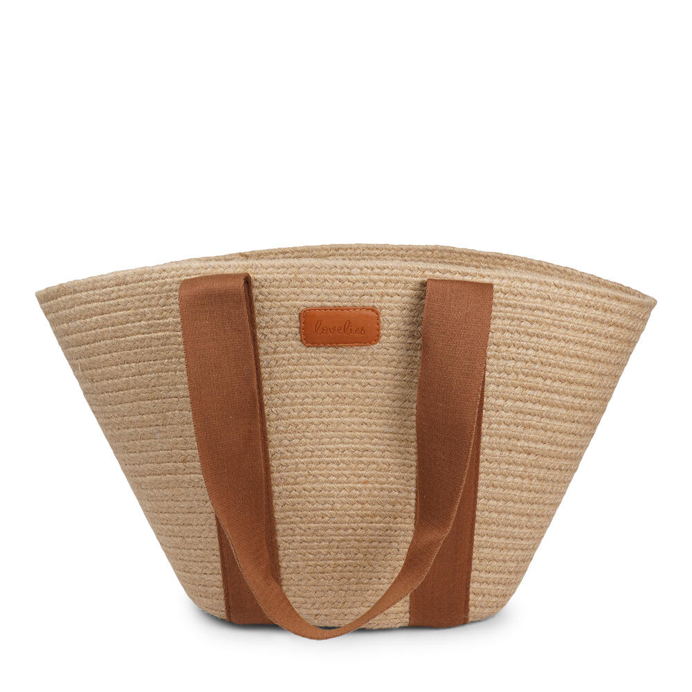 Peppino jute taske - Mocha/Jute