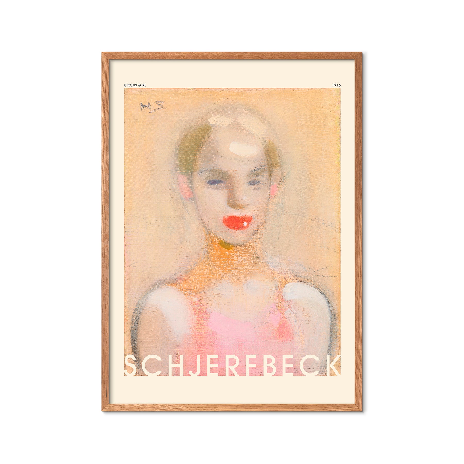 PSTR Studio x Helene Schjerfbeck Circus Girl plakat