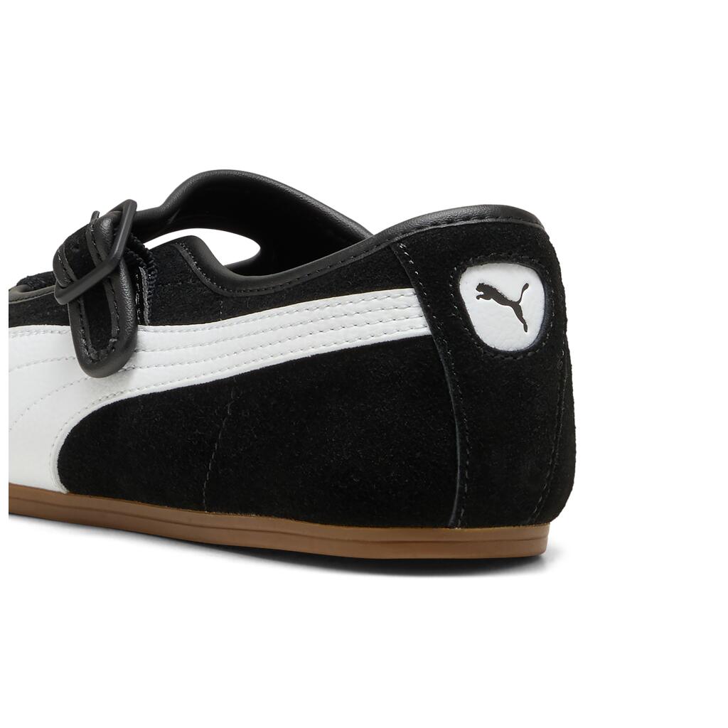 Tacklette Wns ballerinasneakers - Black/White-Gum