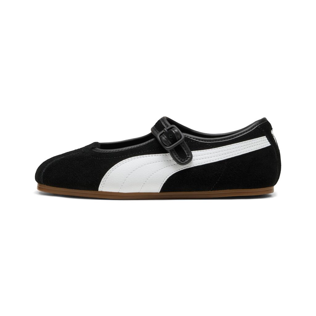 Tacklette Wns ballerinasneakers - Black/White-Gum