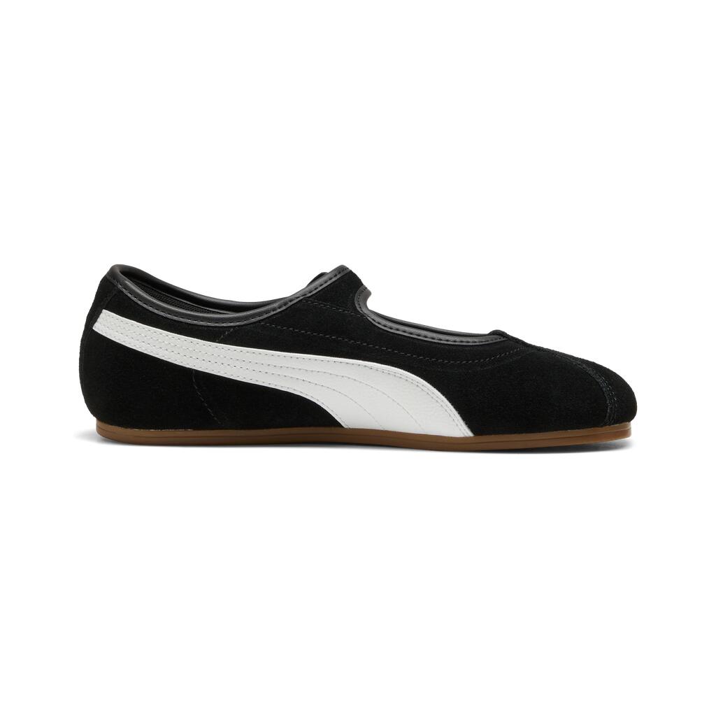 Tacklette Wns ballerinasneakers - Black/White-Gum