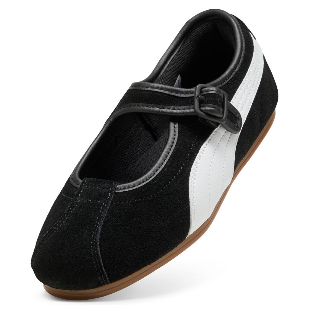 Tacklette Wns ballerinasneakers - Black/White-Gum