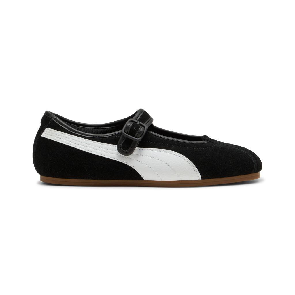 Tacklette Wns ballerinasneakers - Black/White-Gum