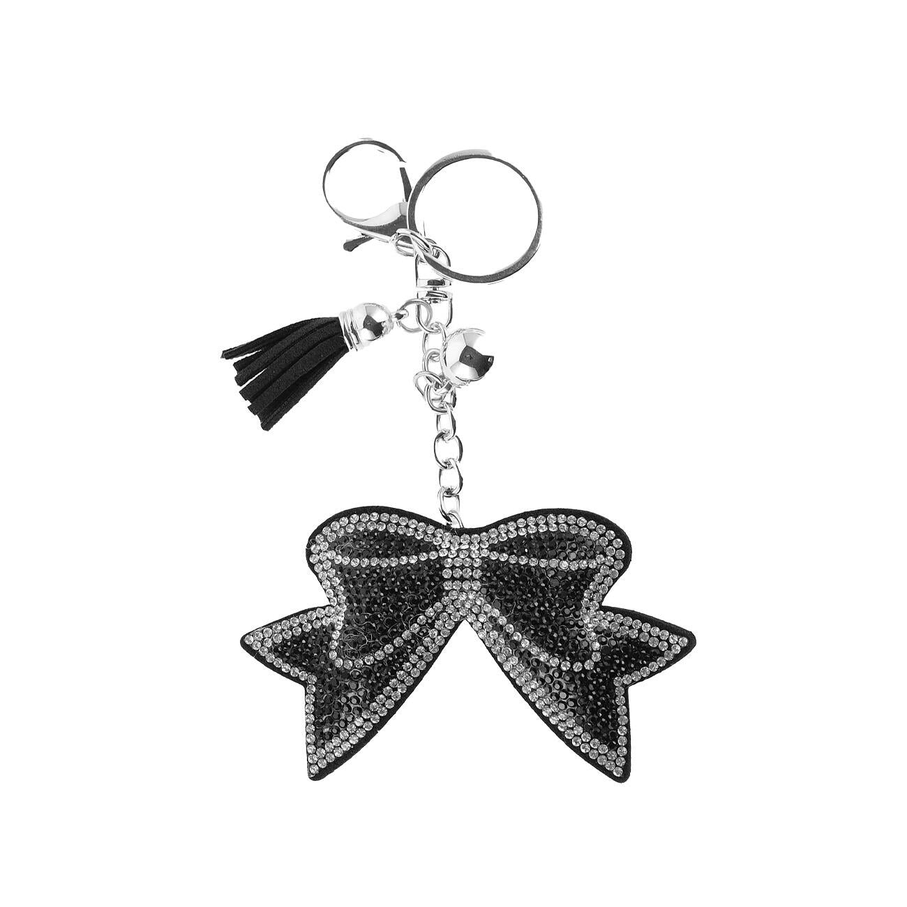 Uma sløjfe nøglering - sort