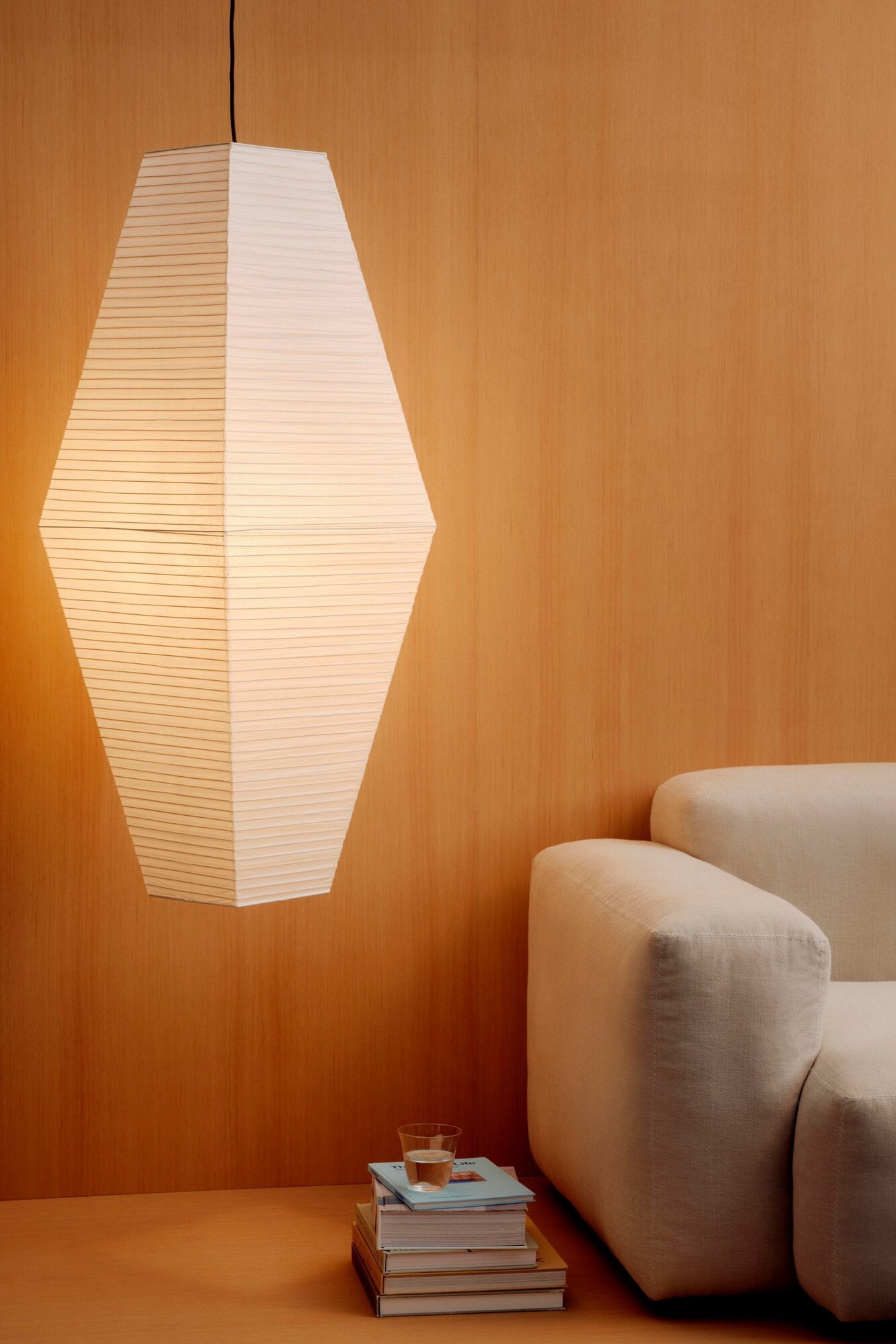 Prism rispapirlampeskærm – Classic White