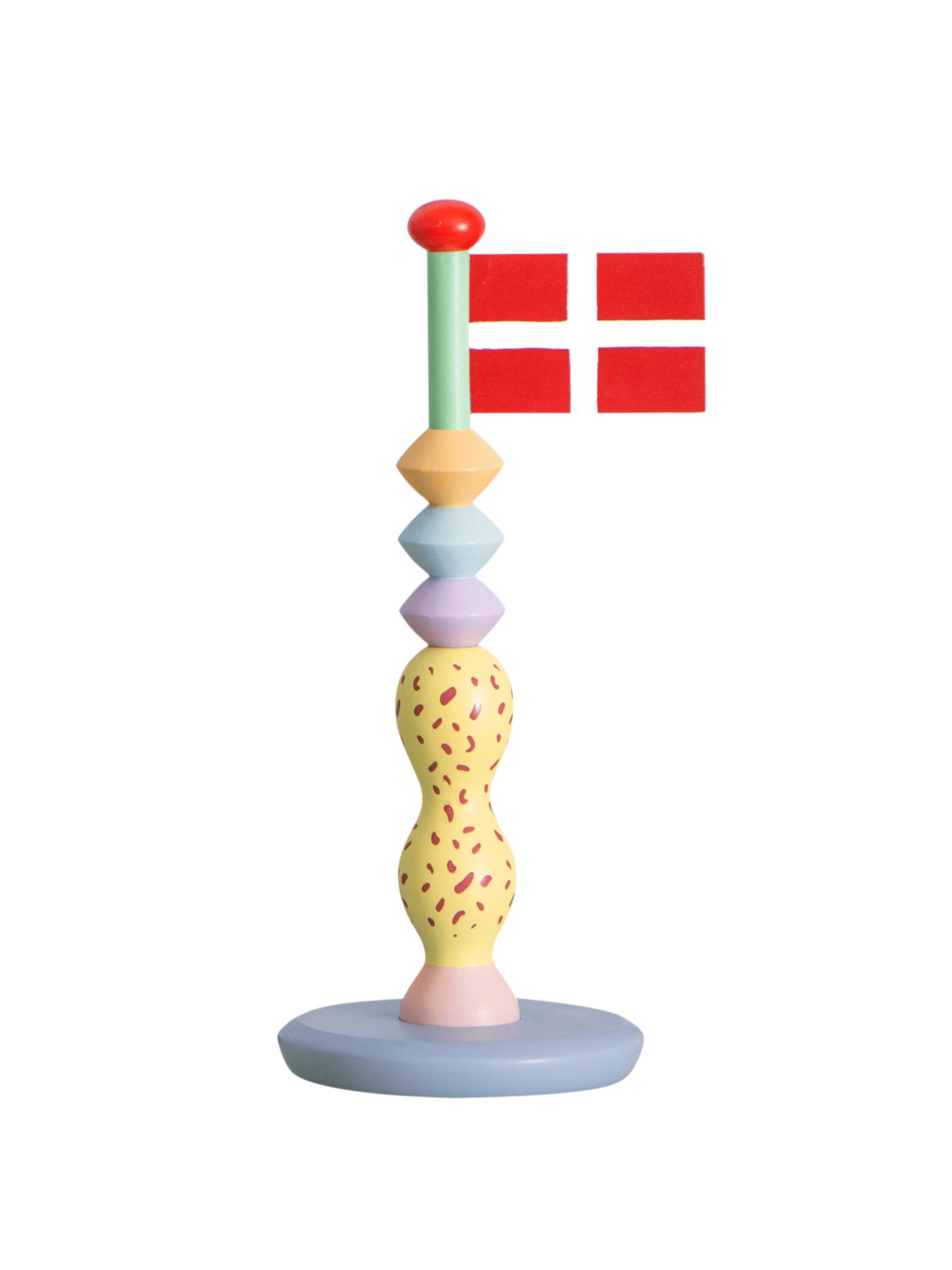 Pashtel Træflag - h24 cm