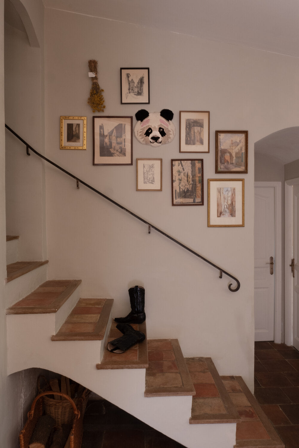 Plumpy Panda vægdekoration - Off White