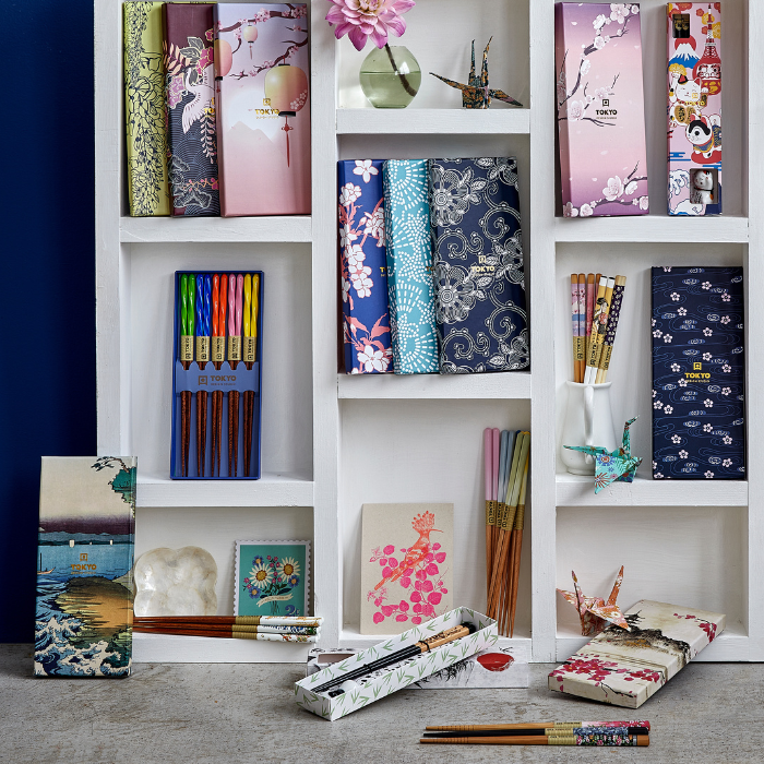 Spisepinde gavesæt, Pink Dragonfly - 5 par