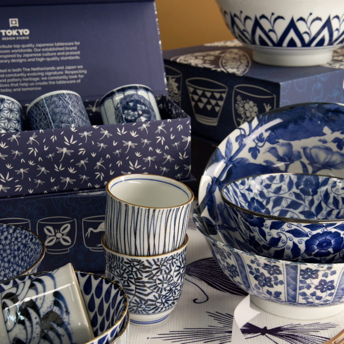 Hawk Ramen skål, blå - Ø21 cm