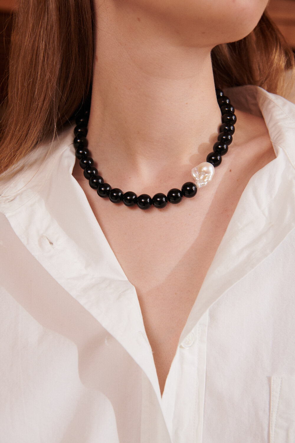 Power halskæde - sort