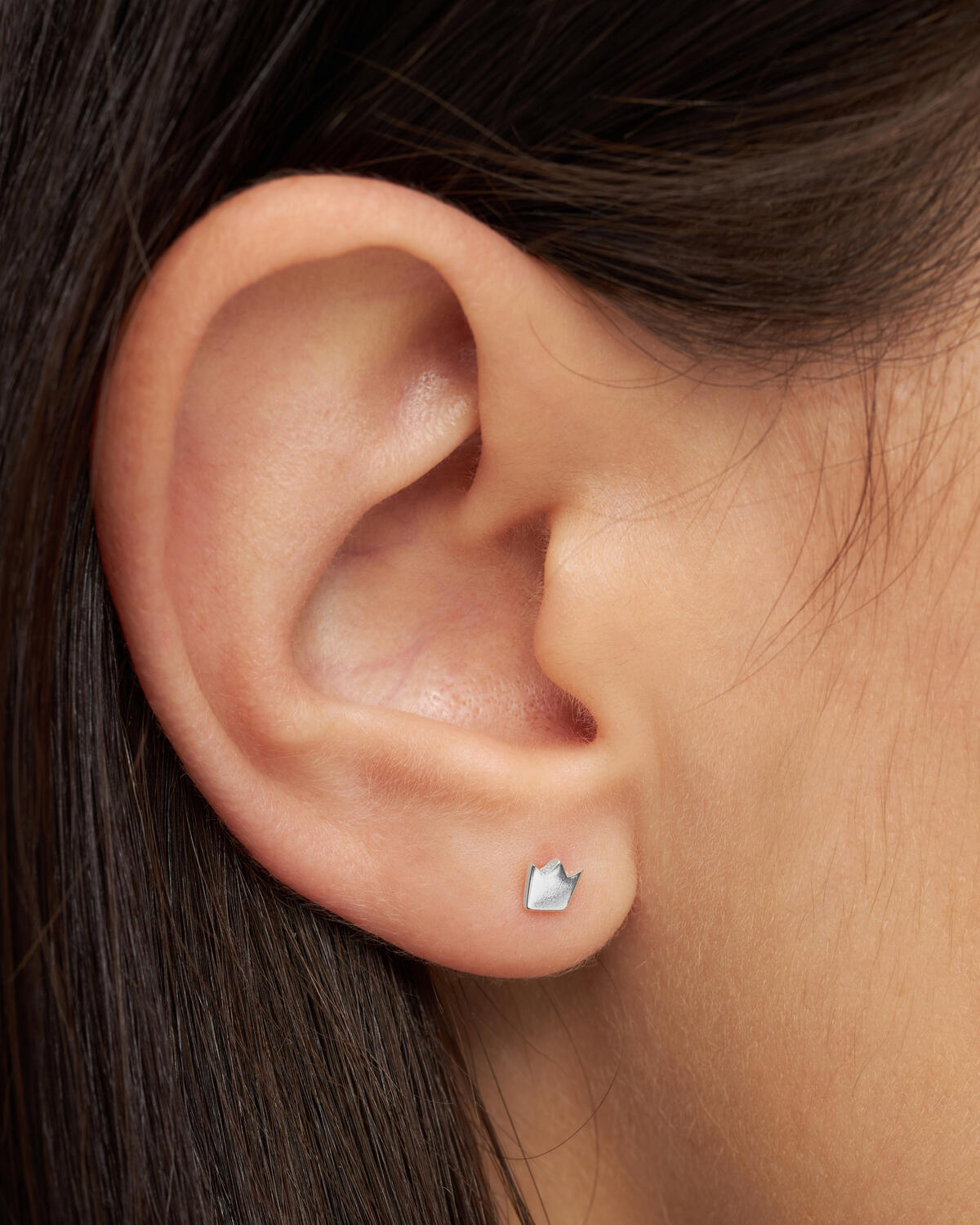 Queen ørestik - sølv