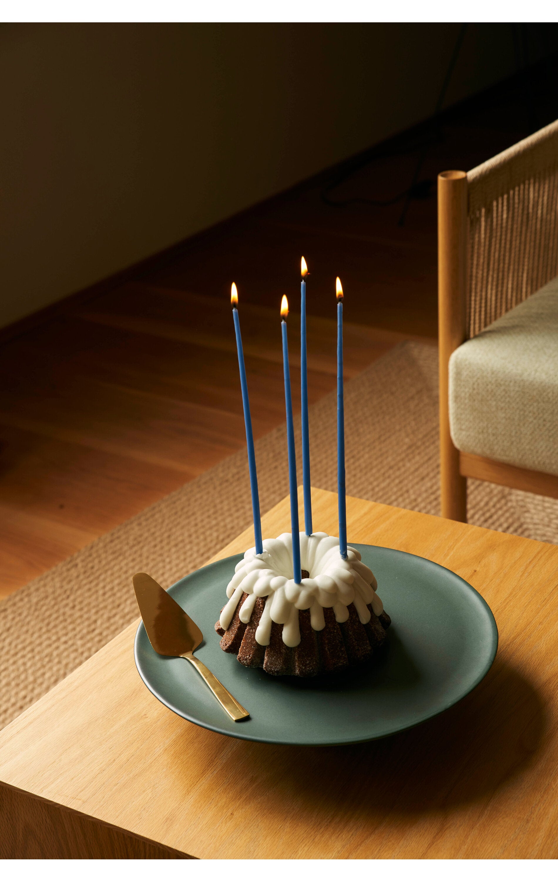 Desserttallerken, Northern green - 20 cm.