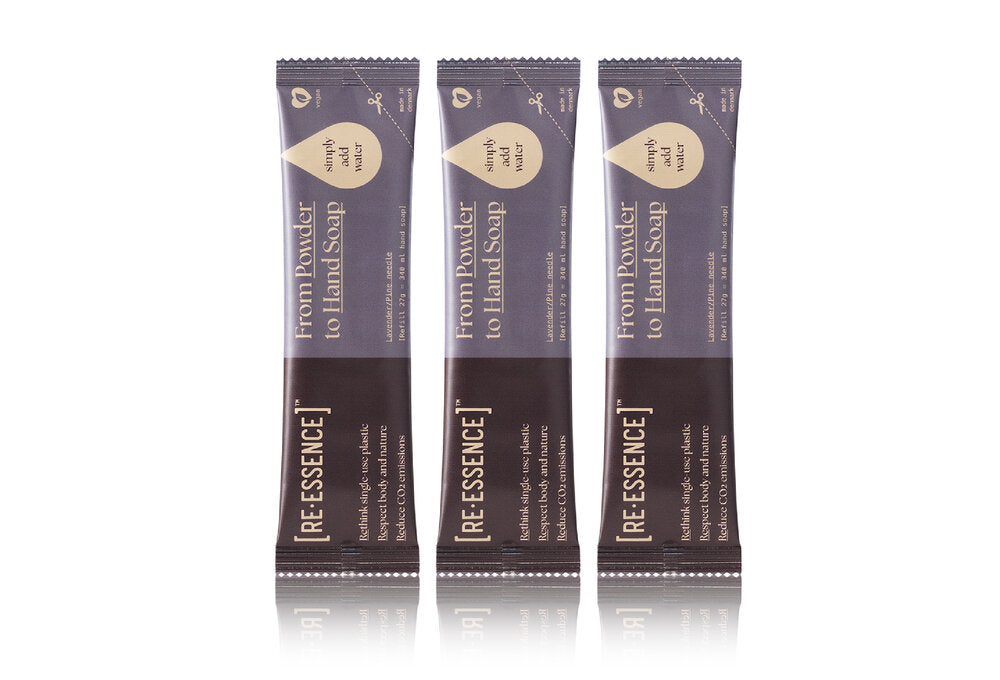 Håndsæbe refill, 3 stk - lavendel/fyrretræ