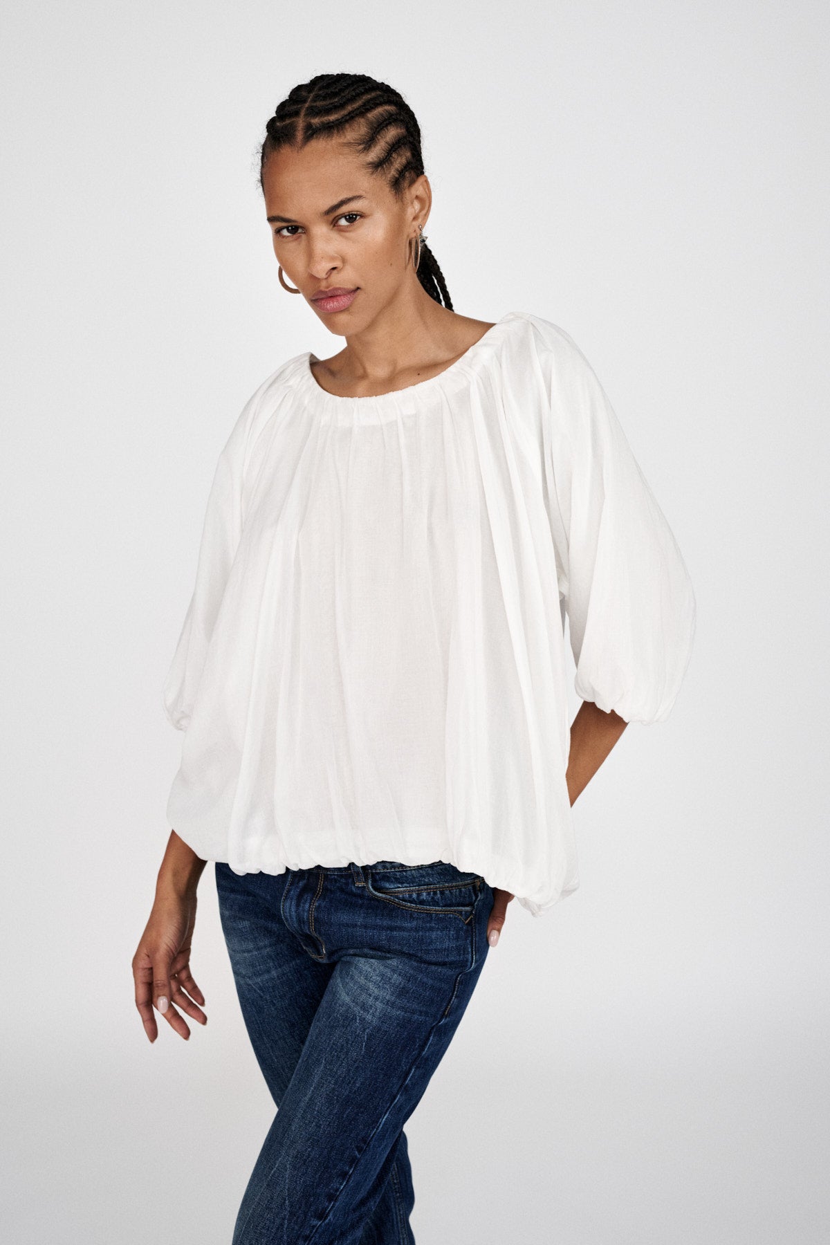 Rachelle bluse - hvid