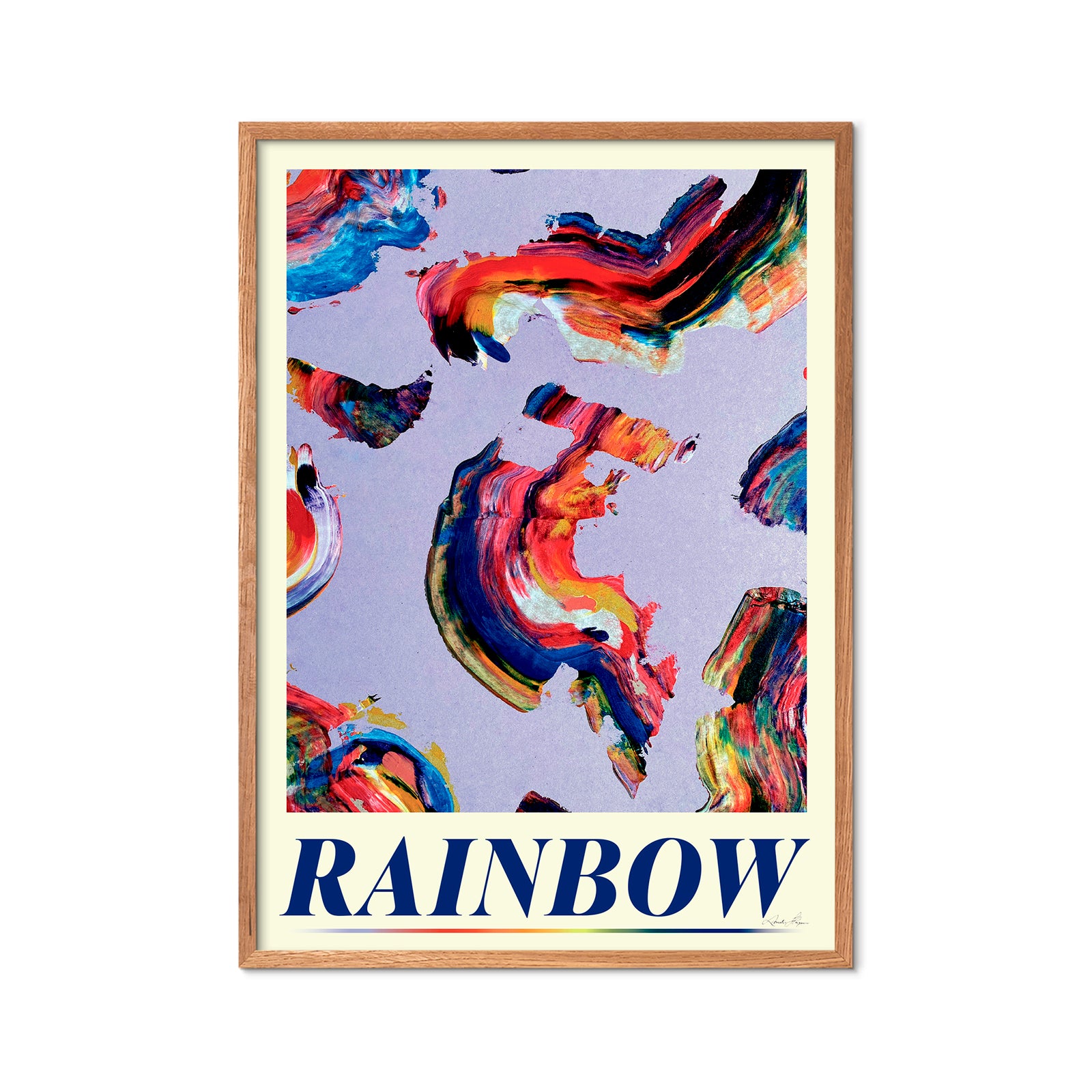 Rainbow plakat - A3