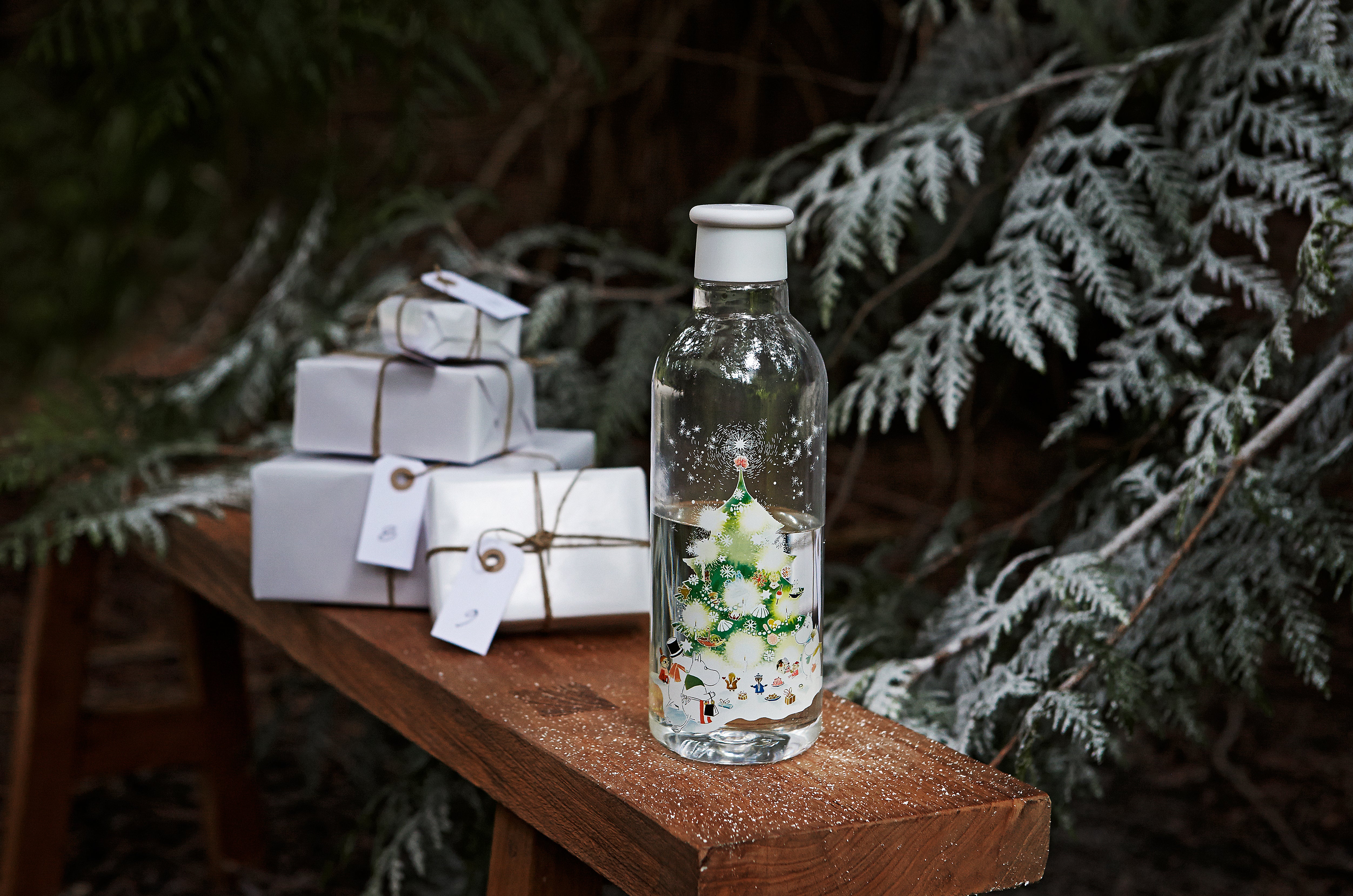 x Moomin drikkedunk, 0.75 l. - hvid