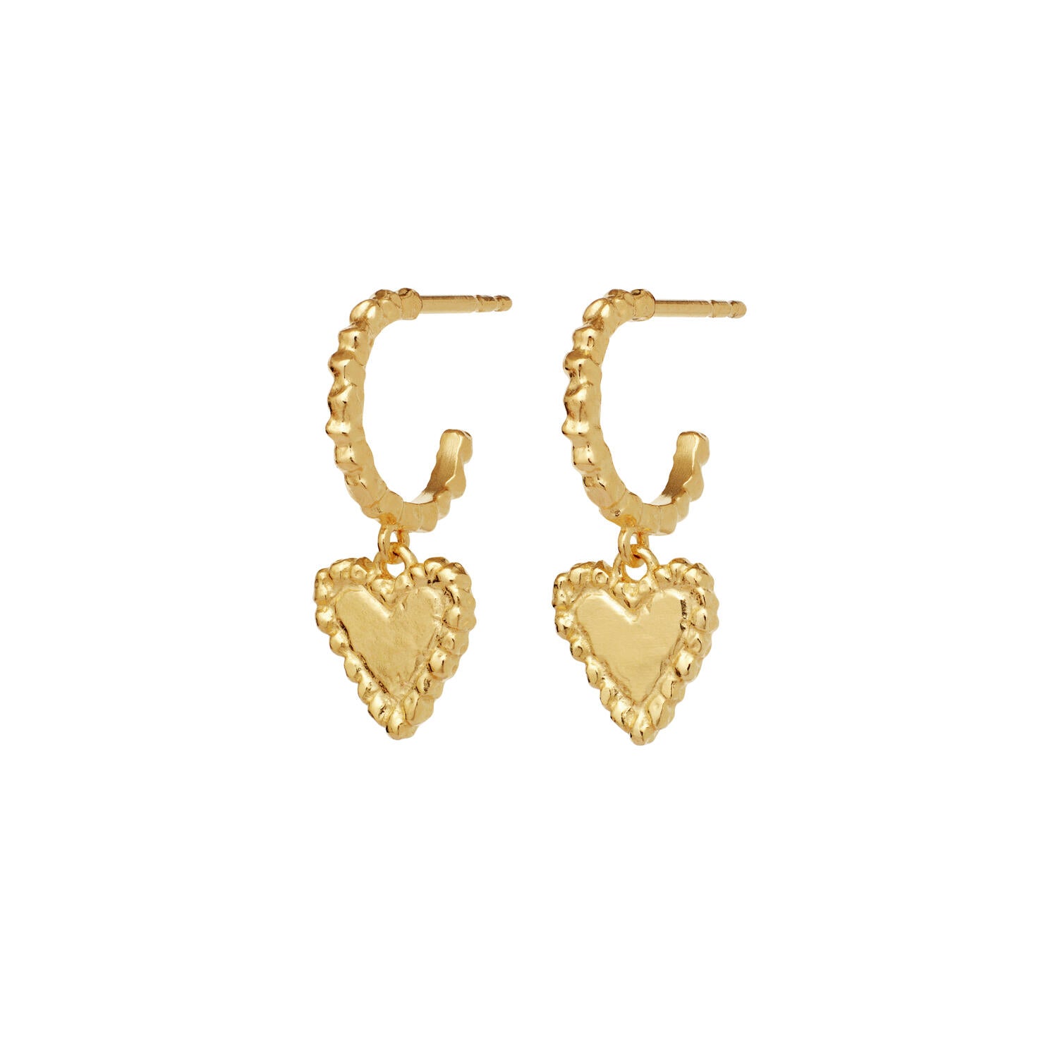 Rosalinde hoops - forgyldt