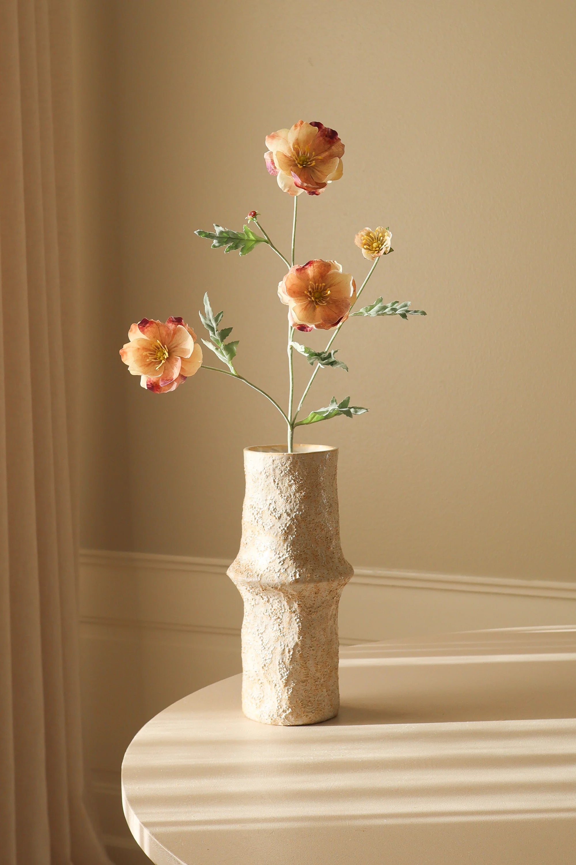 Four Heads valmue kunstig blomst - rosa