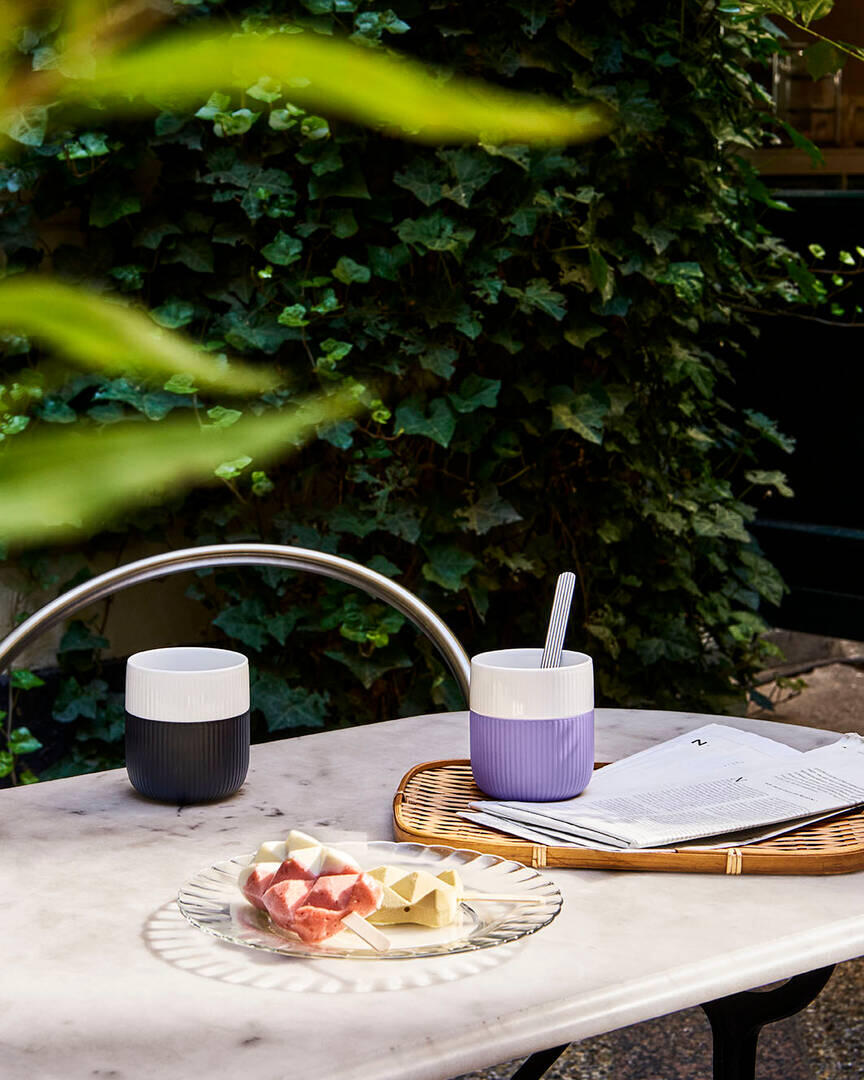 Riflet Contrast krus, Antracit - 33 cl.