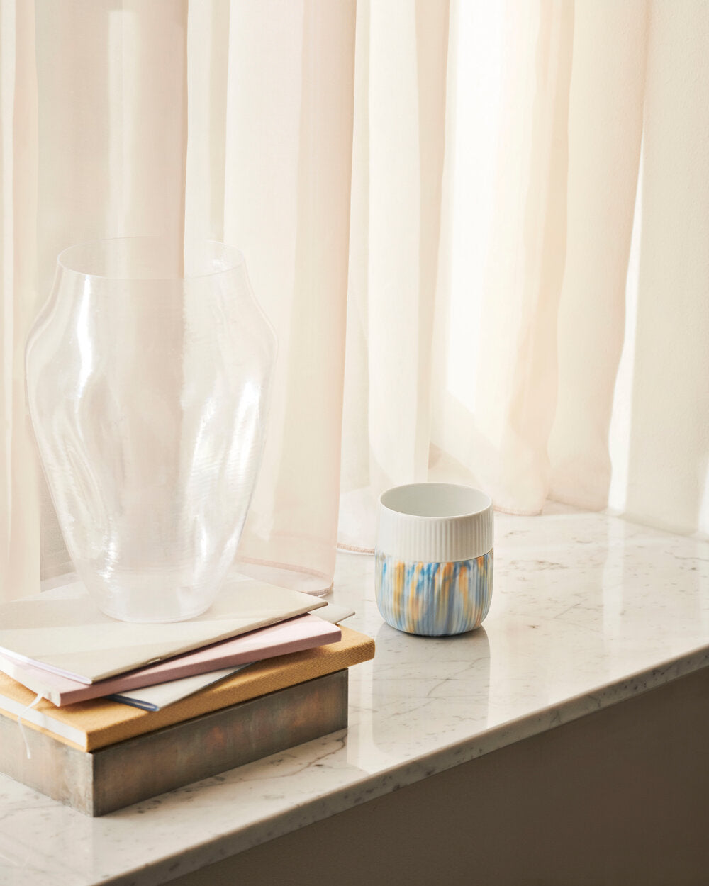 Riflet Contrast Marble krus, Ocean Mist - 35 cl.