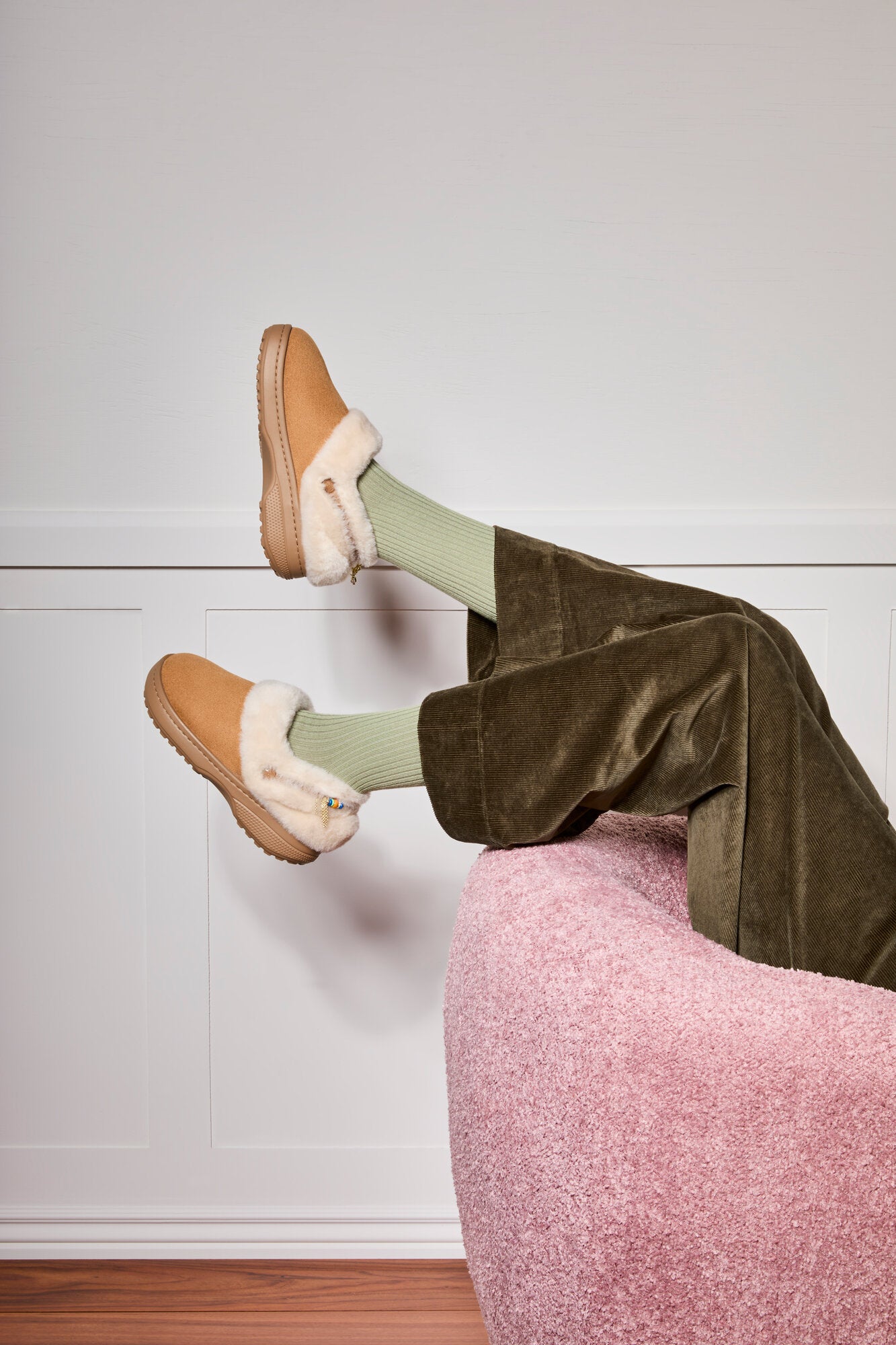 Classic Unfurgettable Suede clog - Sepia