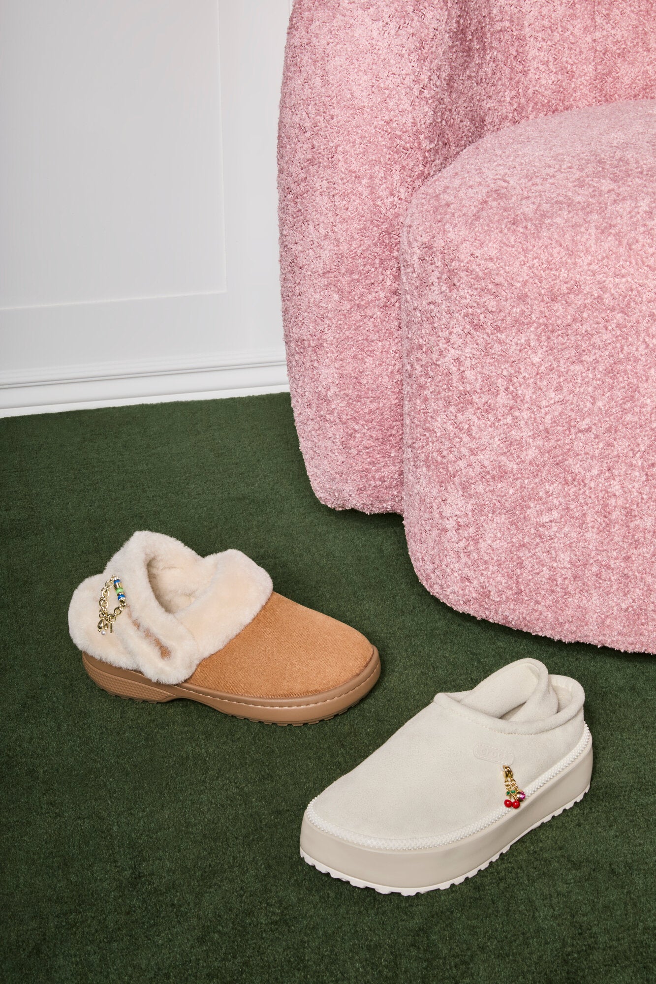 Classic Unfurgettable Suede clog - Sepia